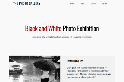 gallery-site-main-page